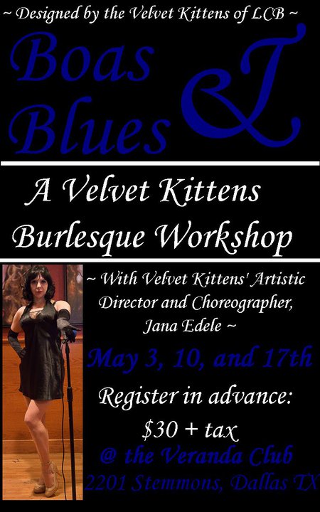 The Velvet Kittens' Boas & Blues Burlesque Workshop