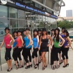 Burlesque Students at Good Morning Texas Performance